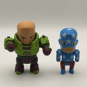 Scribblenauts Unmasked DC Comics Mini Figure Lot Lex Luthor & Uncle Sam 2"